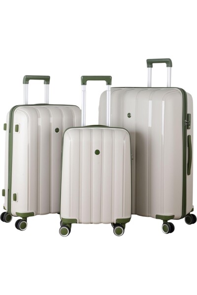 MÇS Üçlü Polipropilen Valiz Seti V305