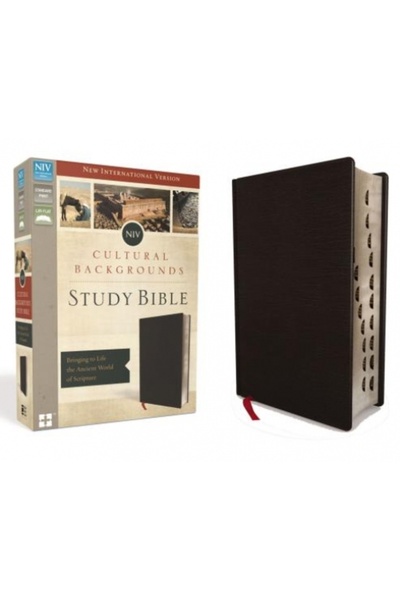 Zondervan Pub House NIV, Cultural Backgrounds Study Bible, Indexed, Bonded Le...