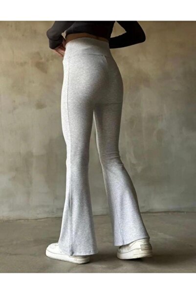 Be Best Women's Grey High Waist Lycra Spanish Leggings Be162
