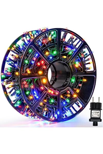 BZRSH Rolă luminoasă liniară de Crăciun, 300 LED-uri, 8 moduri de iluminare, ...