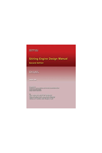 GENERAL BOOKS Stirling Engine Design Manual