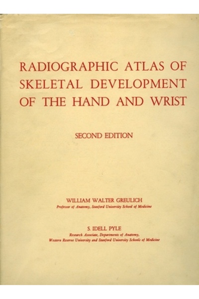 Stanford Univ Pr Atlas radiografic al dezvoltării scheletice a mâinii și încheieturii mâinii