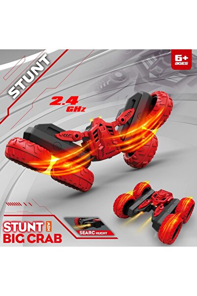 Generic RC Stunt Car | Double-Sided, Spin, High Speed, Music, Indoor Outdoor Toy
