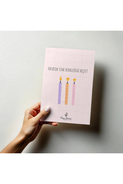 tinystoriestr Doğum Günü Motto Kartı Kartpostal - 3 Adet