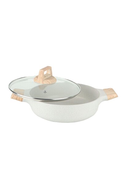 ELEGANT HOME 24cm granite flat pot and frying pan for maqluba