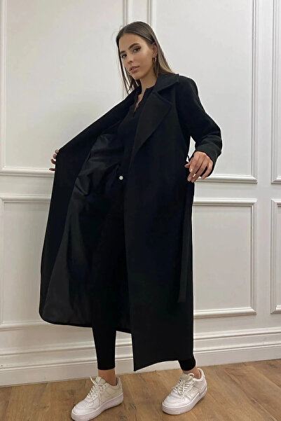 LİMABEL Morre Belted Lined Coat with Pocket Detail (Exact Fit) New Season 2025