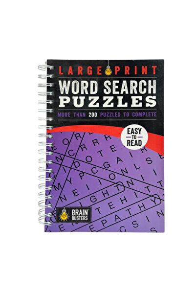 Parragon Puzzle-uri cu căutare de cuvinte cu caractere mari: Volumul 2