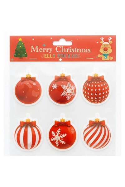 OEM Set autocolante de Crăciun, tip jeleu, reutilizabile, fără lipici, pentru...