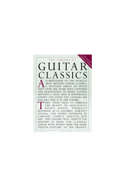 Music Sales Corp/Omnibus Pr Library of Guitar Classics (Willard)