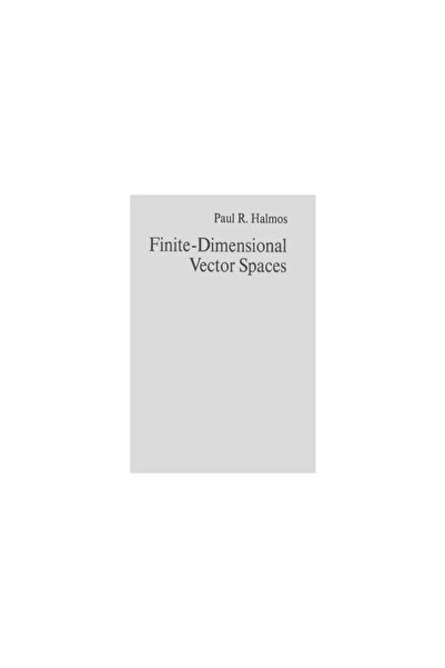 Important Books Finite-Dimensional Vector Spaces