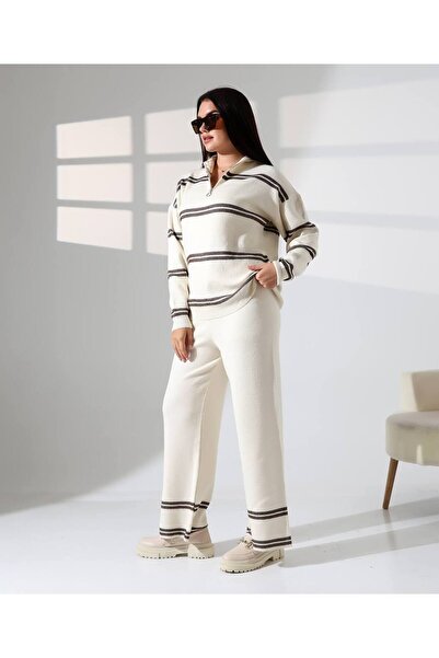 GİYSİ DÜNYASI 57 Triko Kumaş Kazak Pantalon Takim