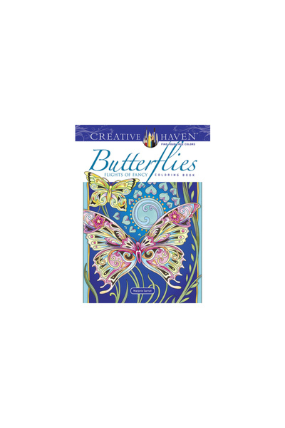 Dover Pubn Inc Creative Haven Butterflies Flights of Fancy Coloring Book