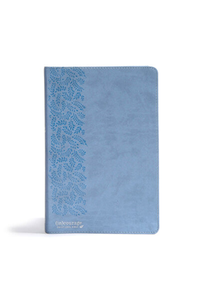 Holman A J CSB (In)Courage Devotional Bible, Blue Leathertouch