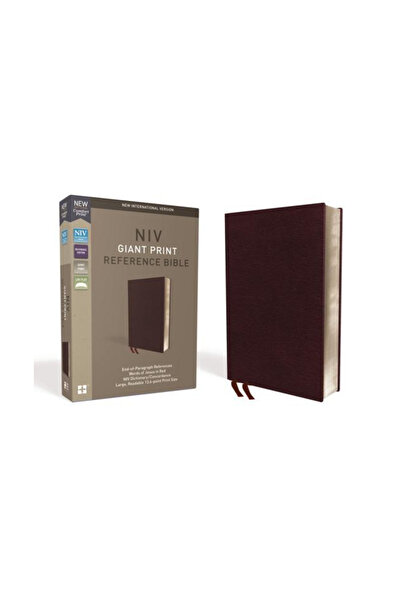 Zondervan Pub House NIV, Biblie de referință, Imprimare gigantică, Piele lipi...