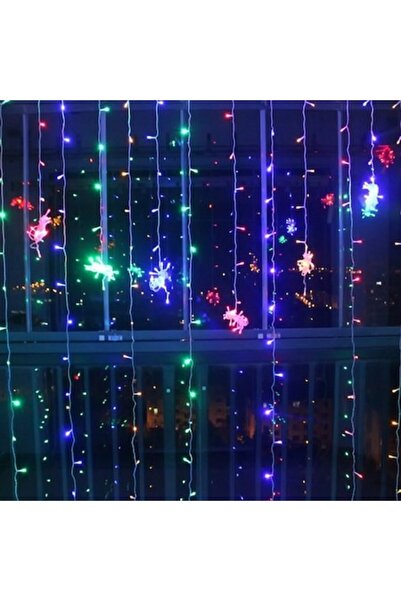 OEM Χριστουγεννιάτικη εγκατάσταση, φωτιστικά κουρτίνας, πολύχρωμα, 3x5M, MediaR