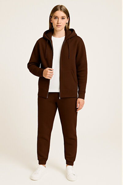 BRLKN Damen-Trainingsanzug-Set mit Kapuzenjacke