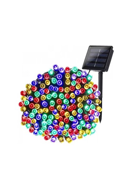 OEM Ghirlandă luminoasă solară cu 300 LED-uri multicolore, exterior, încărcar...