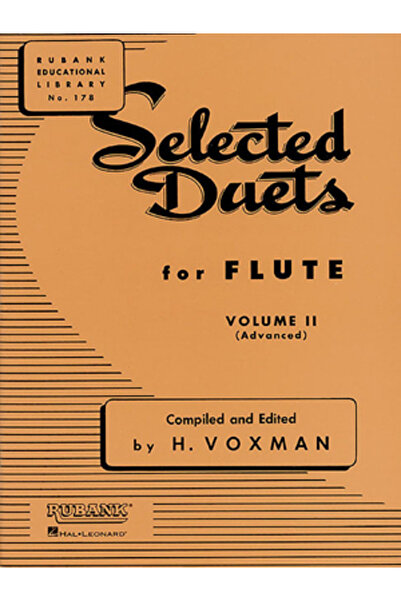 Rubank Publications Selected Duets for Flute: Volume 2 - Advanced