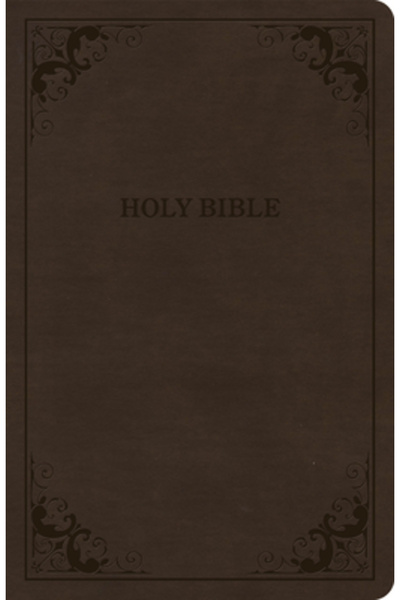 Holman Bibles CSB Thinline Bible, Brown Leathertouch, Value Edition