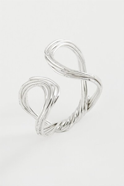 Ronanna حلقة معدنية بيضاوية