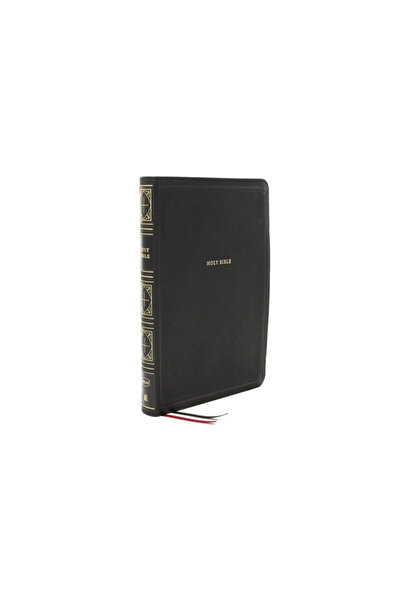 Thomas Nelson Pub Nkjv, Thinline Bible, Giant Print, Leathersoft, Black, Thumb Indexed, Red Letter Edition, Comfort Pr