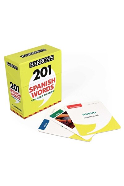 Barrons Education Series 201 Spanish Words You Need to Know Flashcards