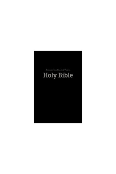 Zondervan Biblia Nasb, Pew și Worship, copertă cartonată, neagră, text din 19...