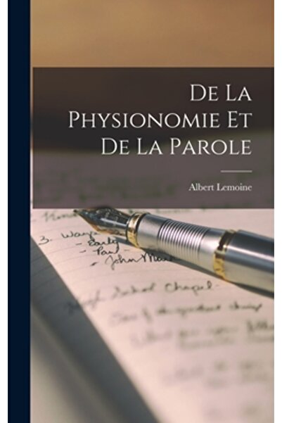 Legare Street Pr De la Physionomie et de la Parole