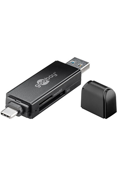goobay Cititor card reader USB 3.0 si USB TYPE C pentru SDXC SDHC MicroSD si SD 58261