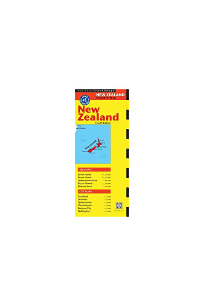 Periplus Ed New Zealand Travel Map Fourth Edition