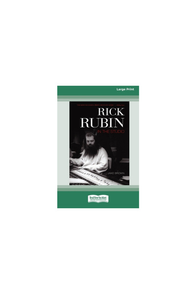 ReadHowYouWant Rick Rubin în studio (ediție cu caractere mari, 16 puncte)