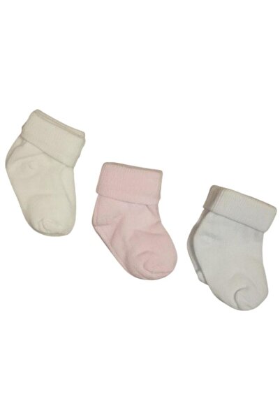 Dumledo Cuffed Short 3-Piece Baby Socks