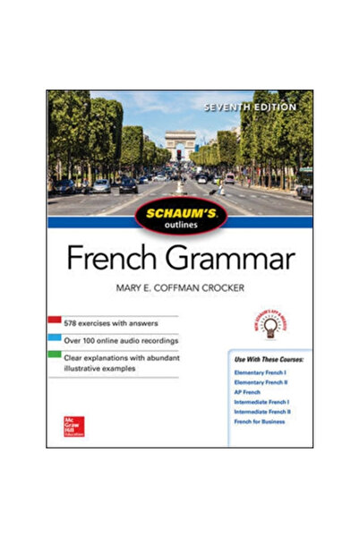 Mcgraw Hill Book Co Schița gramaticii franceze a lui Schaum, ediția a șaptea