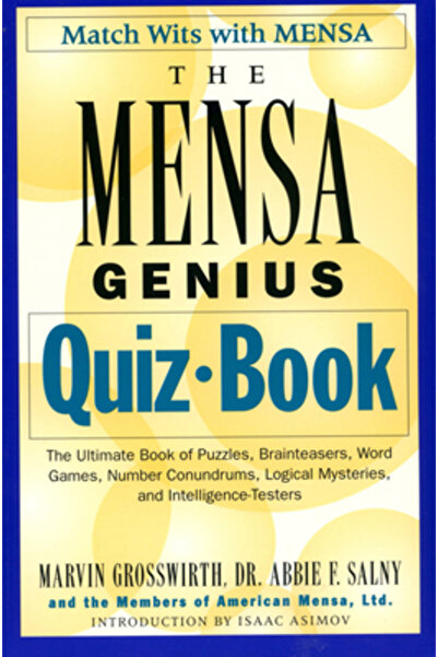 Da Capo Pr The Mensa Genius Quiz Book