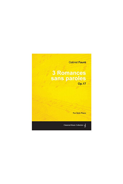 Read Books 3 Romances sans paroles Op.17 - Pentru pian solo (1878)