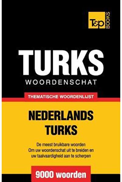 Cengage Learning Thematische Woordenschat Nederlands-Turks - 9000 Woorden