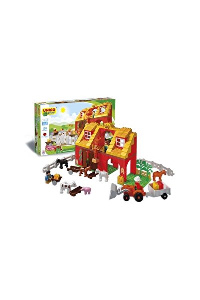Unico Country Farm 126 Pieces Building Game by Hausmann