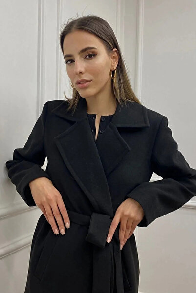 LİMABEL Morre Belted Lined Coat with Pocket Detail (Exact Fit) New Season 2025