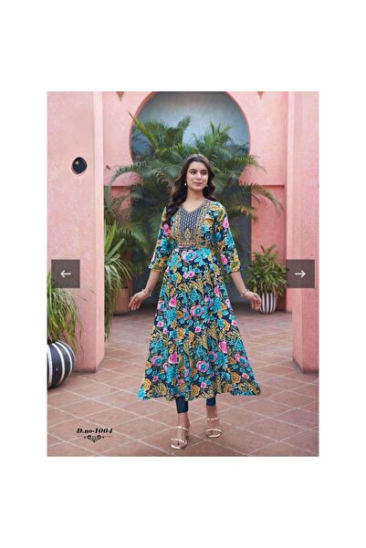 Hint Modam Hint Nakışlı Elbise