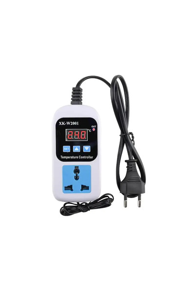 OEM Termostat Controler de temperatura cu sonda 100-230V 10A 2200W XK-W2001 E6245