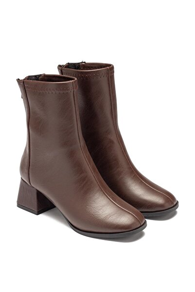 Dedos Γυναικείες μπότες με φερμουάρ καθημερινά με τακούνι 4210