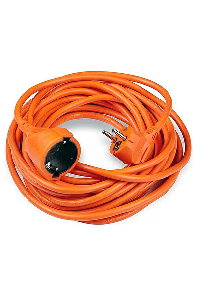 Well Cablu prelungitor Technik Professional 10m, 1 priză, 16A, IP20, portocaliu
