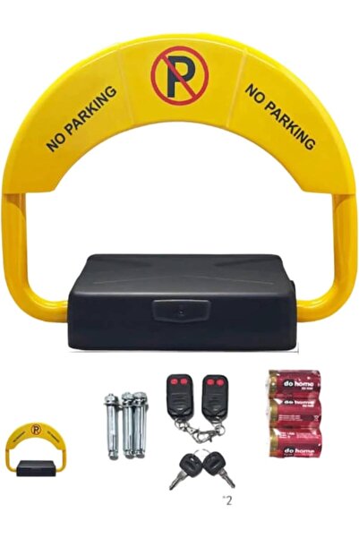 SCROLLS Automatic Car Parking Barrier, Anti Parking, Weatherproof Galvanized Steel Size:46X46X8cm