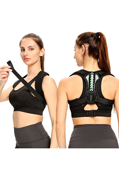 Generic Back Posture Corrector Belt Adjustable Clavicle Spine Back Shoulder Lumbar Men Women Posture Correct