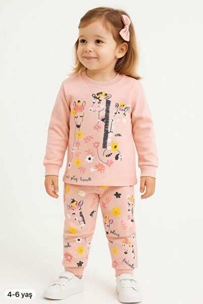 Hümazade طقم بيجامة للأطفال من عمر 4-6 سنوات من إكرو زيرافالي