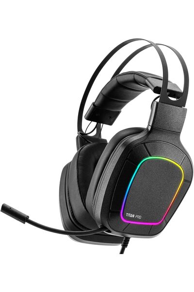Nitho Titan Pro 7.1 USB Gaming Headset – Built-in Soundcard, Noise‑Canceling Mic, RGB, Wired, Ov