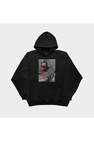 SVART WEAR Crna majica The Sopranos Designed Oversize kroj
