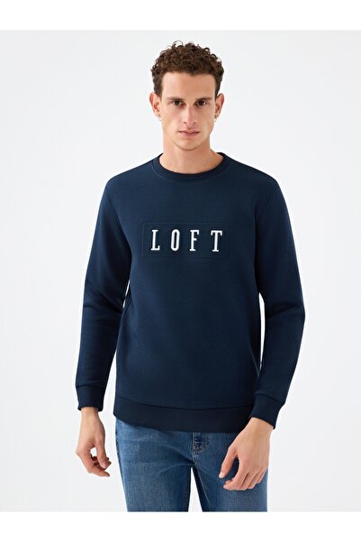 Loft Erkek Sweat Lf2041102 NAVY