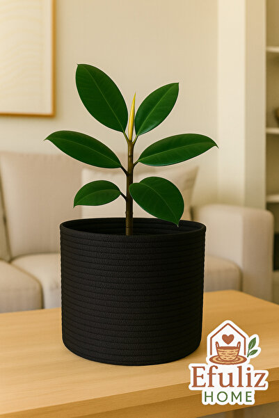 Efuliz Home Jute-Wicker Multi-Purpose-Decorative-Organizer Flower Pot Basket,...