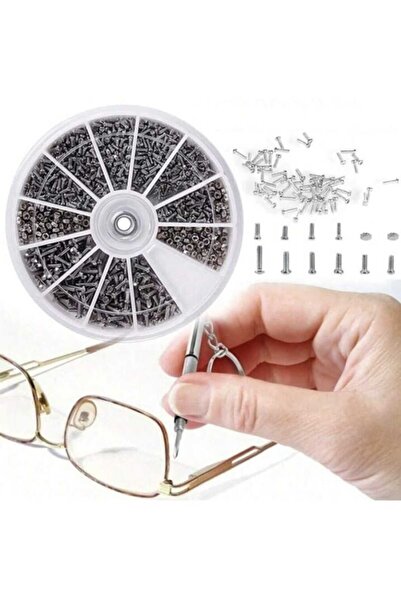 VEYA 12 نوعًا من أدوات النظارات، مجموعة متنوعة من البراغي والصواميل الصغيرة ل...
